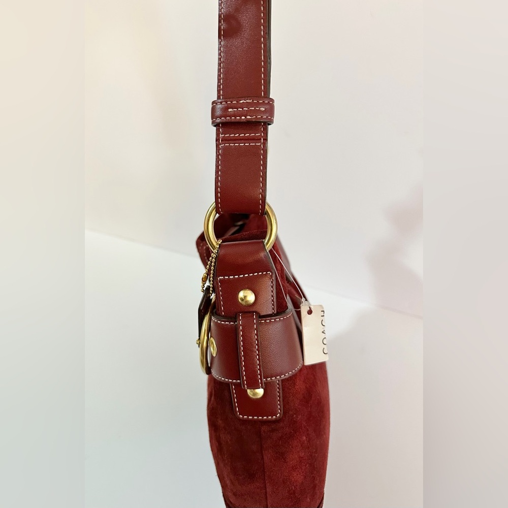 Coach - VINTAGE Suede Soft Duffle Bag - Picture 7 of 15
